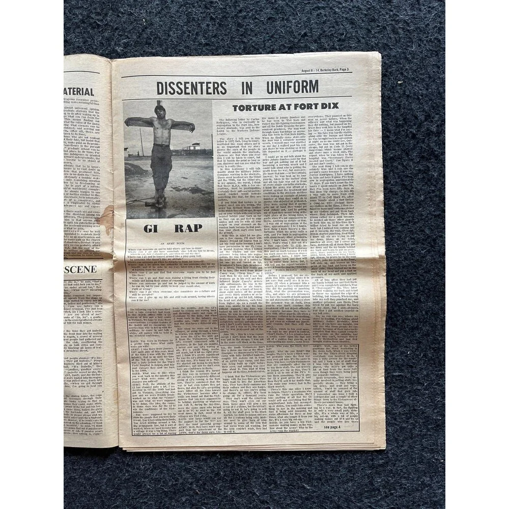 1970s Berkeley Bark CounterCulture, Black Panther Party, Underground Newspaper,